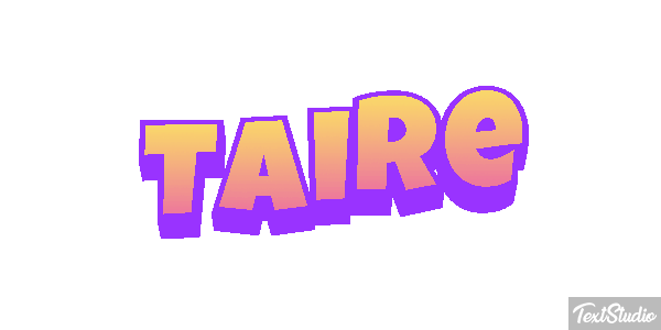 Taire Text effect