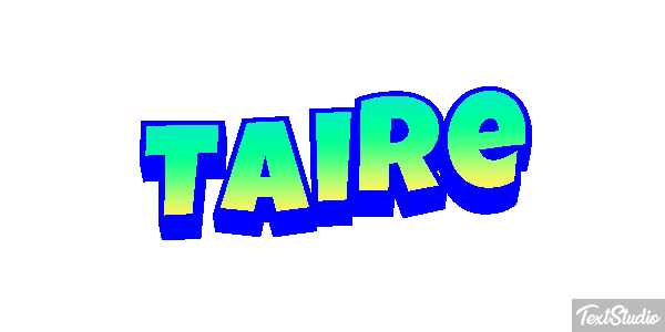 Taire Text effect