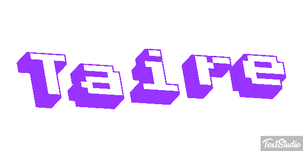 Taire Text effect
