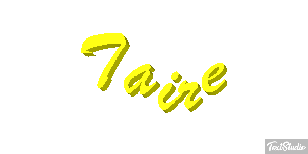 Taire Text effect