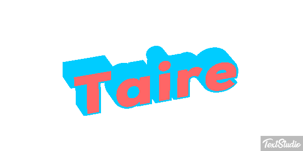 Taire Text effect