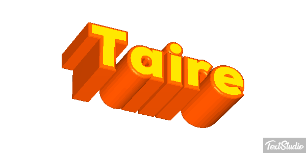 Taire Text effect