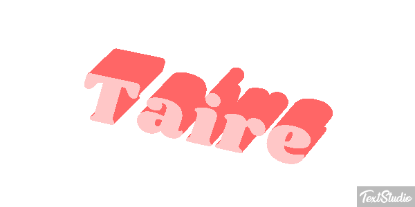 Taire Text effect