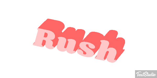 Rush Efeito do texto