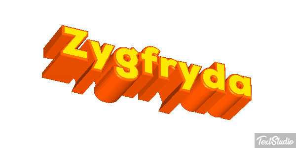 Zygfryda Tekst effect