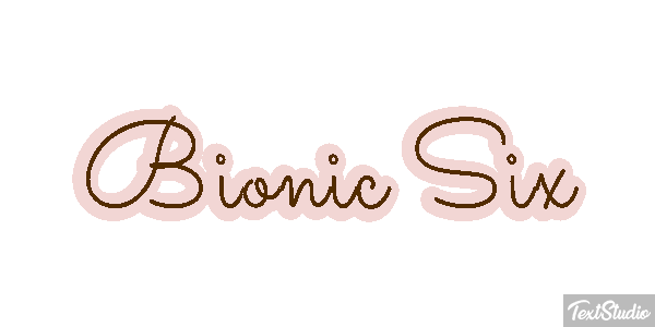 Bionic Six テキスト効果