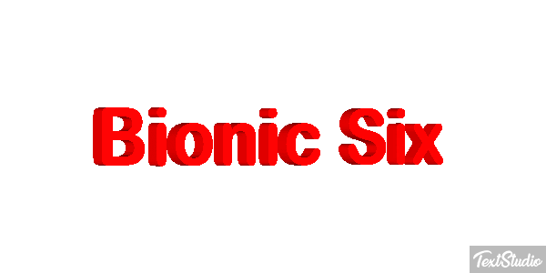 Bionic Six テキスト効果