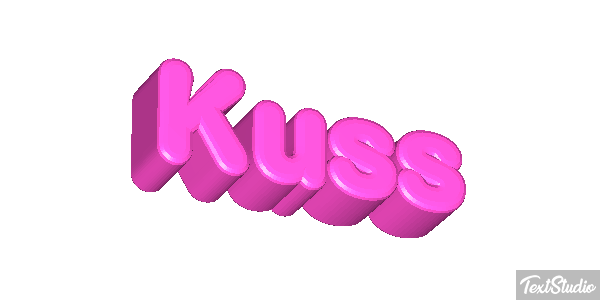 Kuss Texteffekt