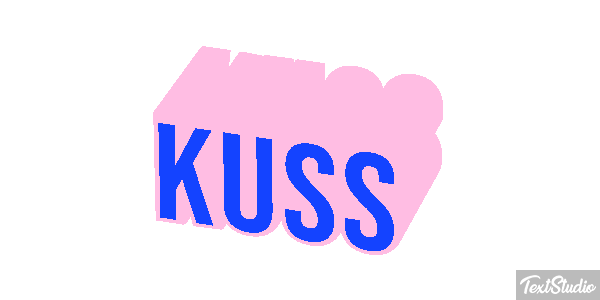 Kuss Texteffekt