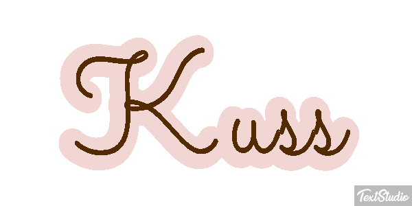 Kuss Texteffekt