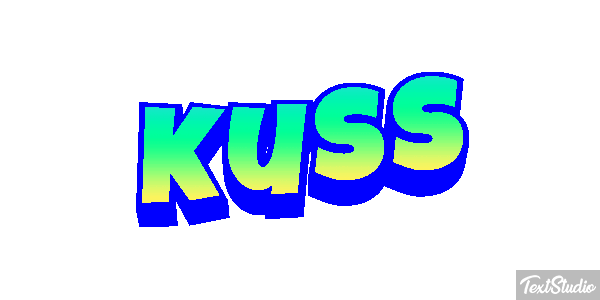 Kuss Texteffekt