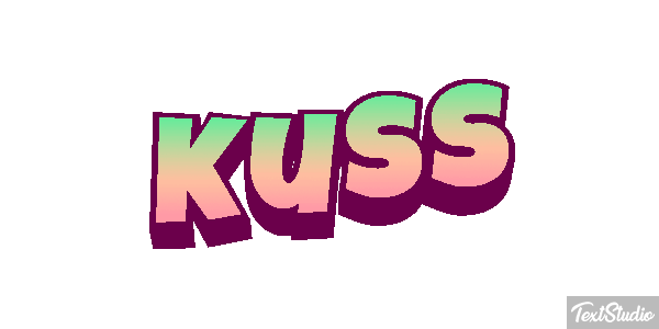 Kuss Texteffekt