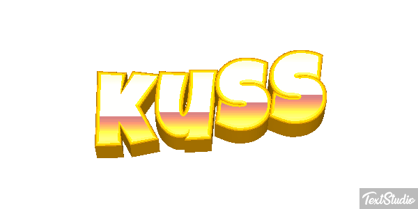 Kuss Texteffekt