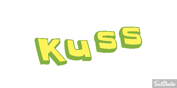 Kuss Texteffekt