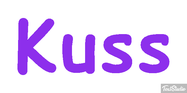 Kuss Texteffekt