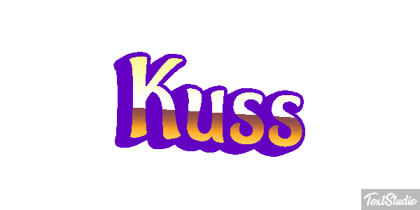 Kuss Texteffekt