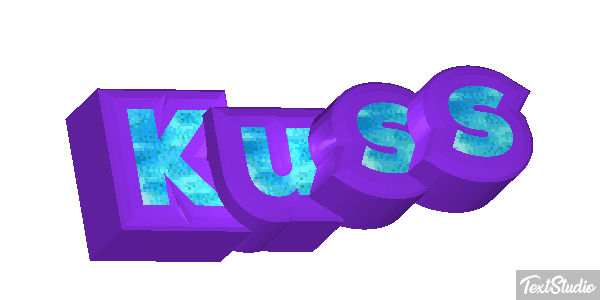 Kuss Texteffekt