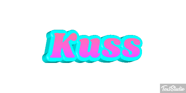 Kuss Texteffekt