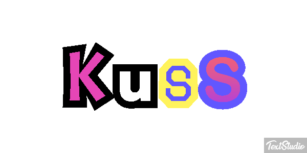 Kuss Texteffekt