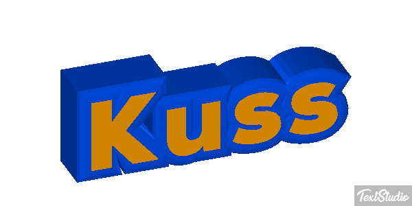 Kuss Texteffekt