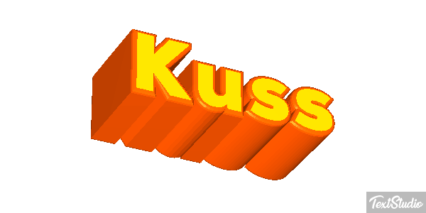 Kuss Texteffekt