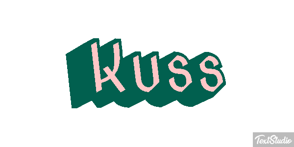 Kuss Texteffekt