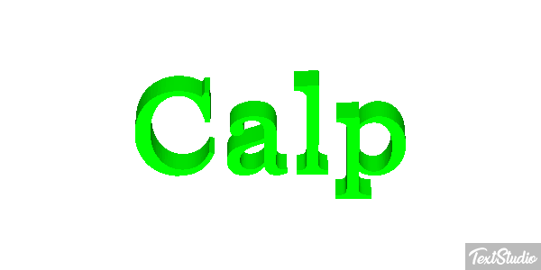 Calp Efekt tekstowy
