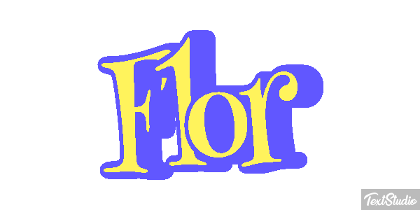 Flor Текстовый эффект