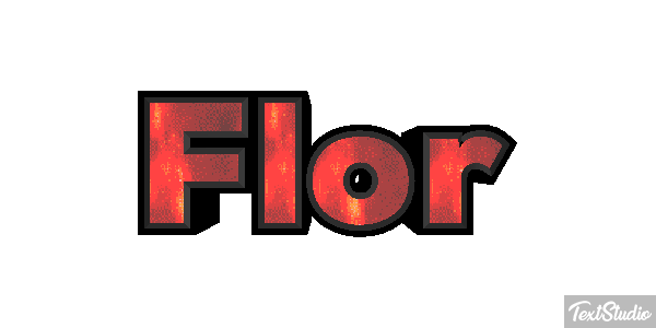 Flor Текстовый эффект