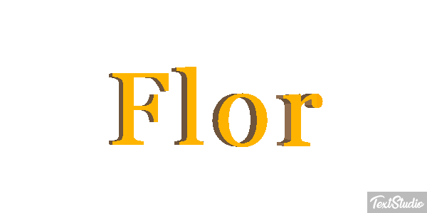 Flor Текстовый эффект