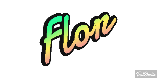 Flor Текстовый эффект