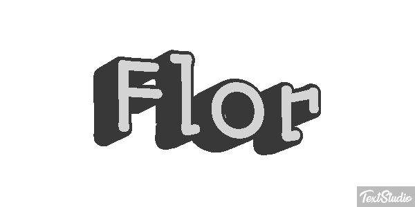 Flor Текстовый эффект