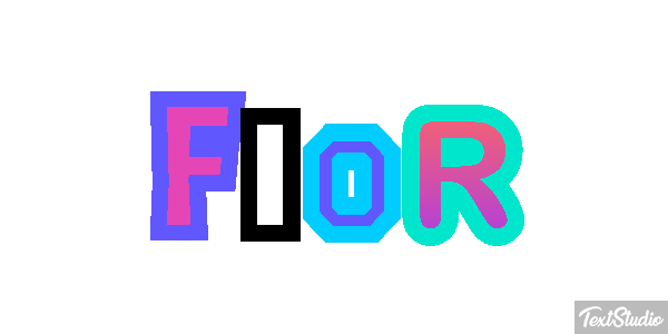 Flor Текстовый эффект