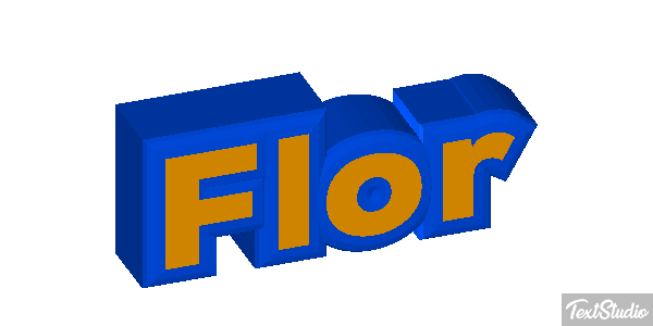 Flor Текстовый эффект