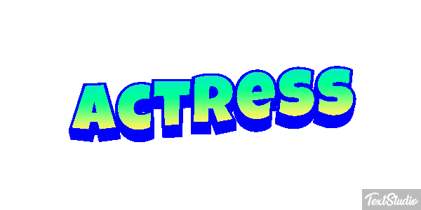 Actress Efecto de texto