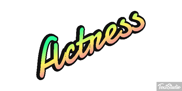 Actress Efecto de texto