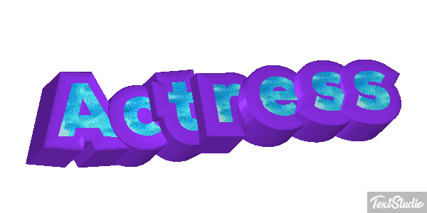 Actress Efecto de texto