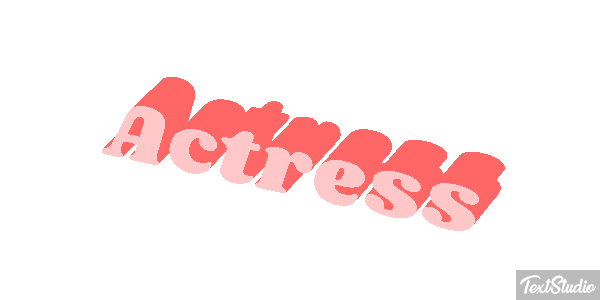 Actress Efecto de texto