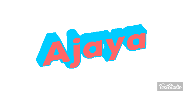 Ajaya Tekst effect