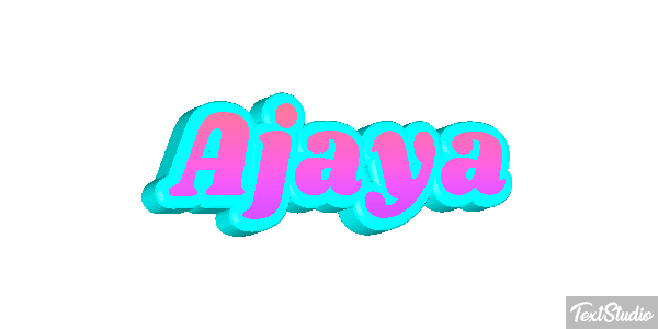 Ajaya Tekst effect