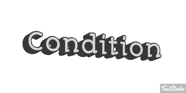 Condition Effet de texte