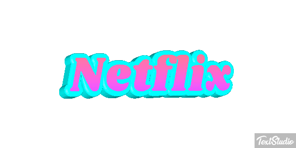 Netflix Text effect
