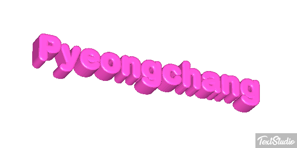 Pyeongchang Effetto testo