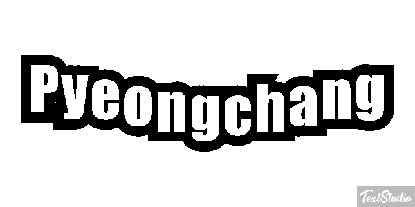 Pyeongchang Effetto testo