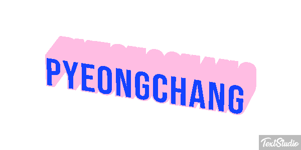 Pyeongchang Effetto testo