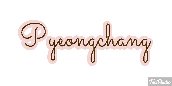 Pyeongchang Effetto testo
