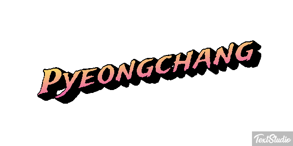 Pyeongchang Effetto testo