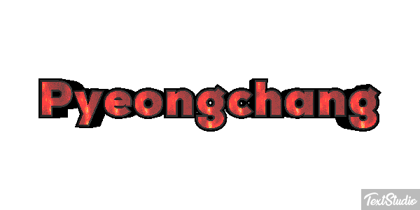 Pyeongchang Effetto testo