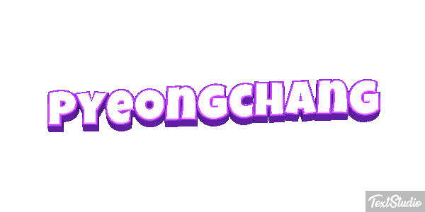 Pyeongchang Effetto testo