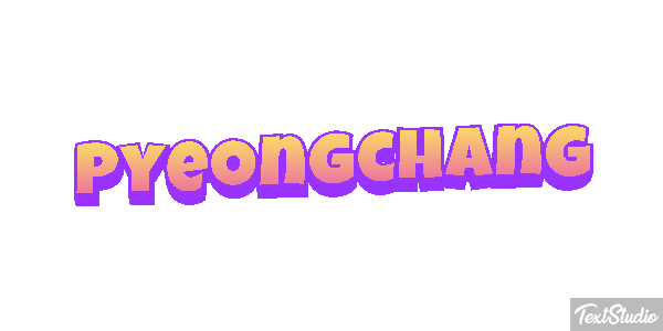 Pyeongchang Effetto testo